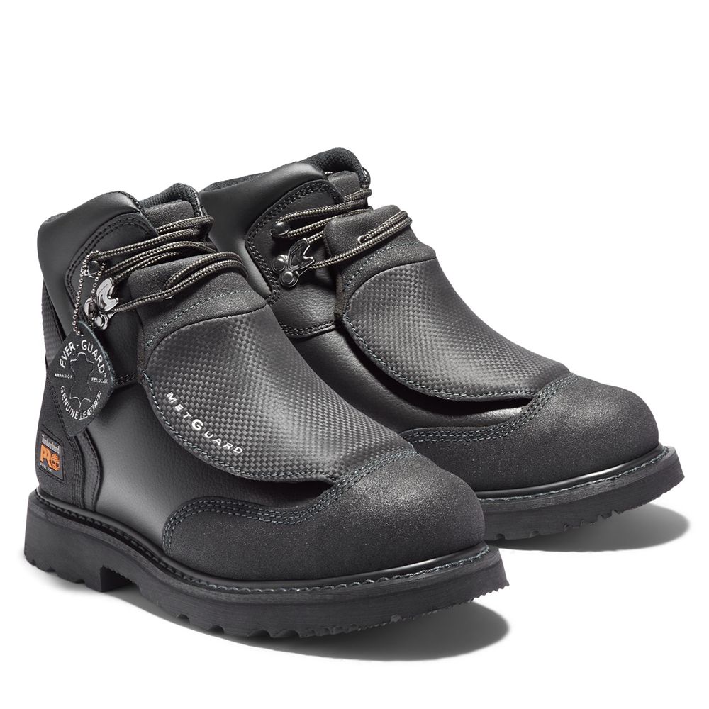 Bocanci De Muncă Timberland Barbati Negrii - Pro® Met Guard 6\" Steel Toe - Romania - OTUWLI798